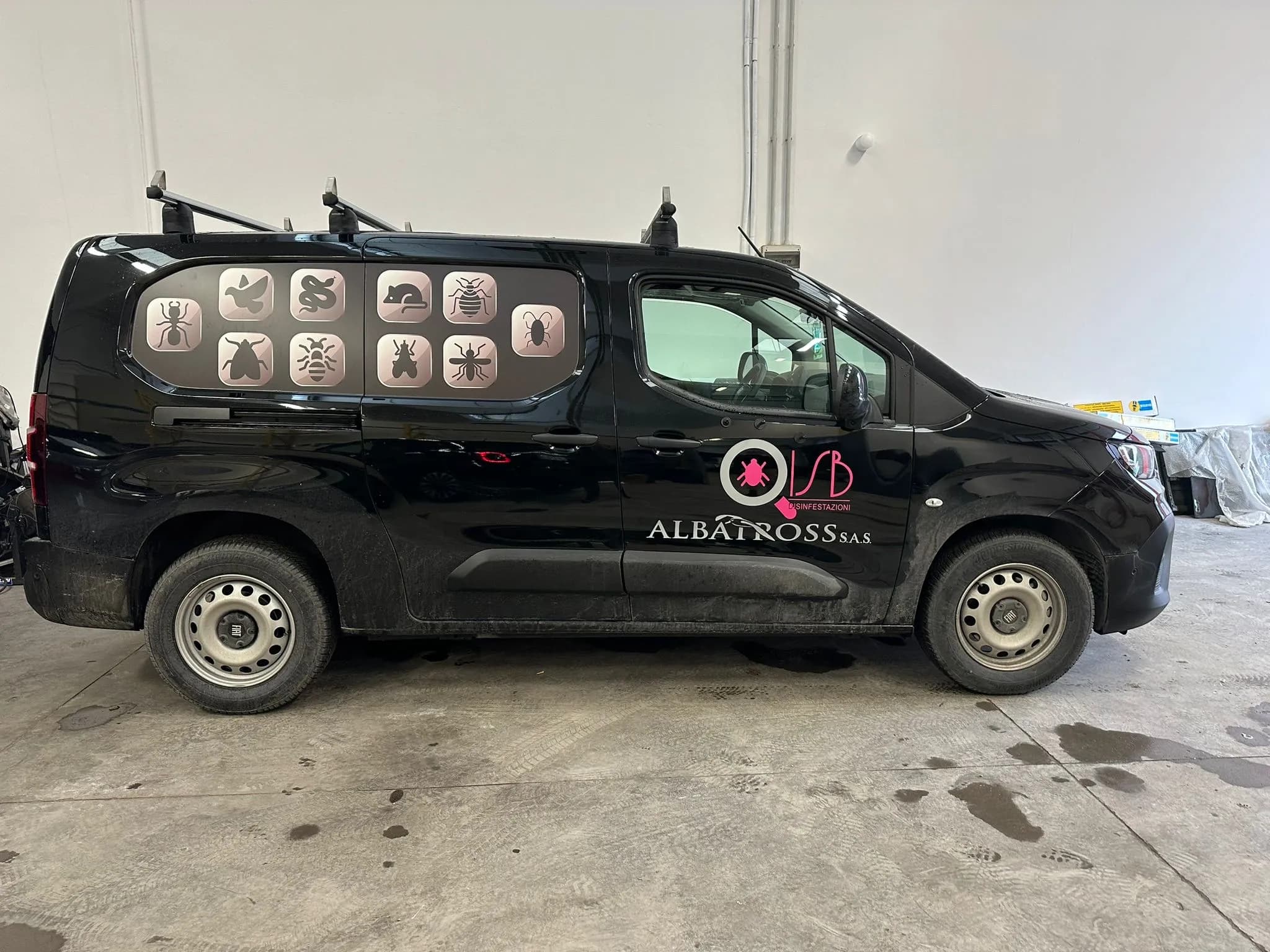 Decorazione commerciale furgone - Lato